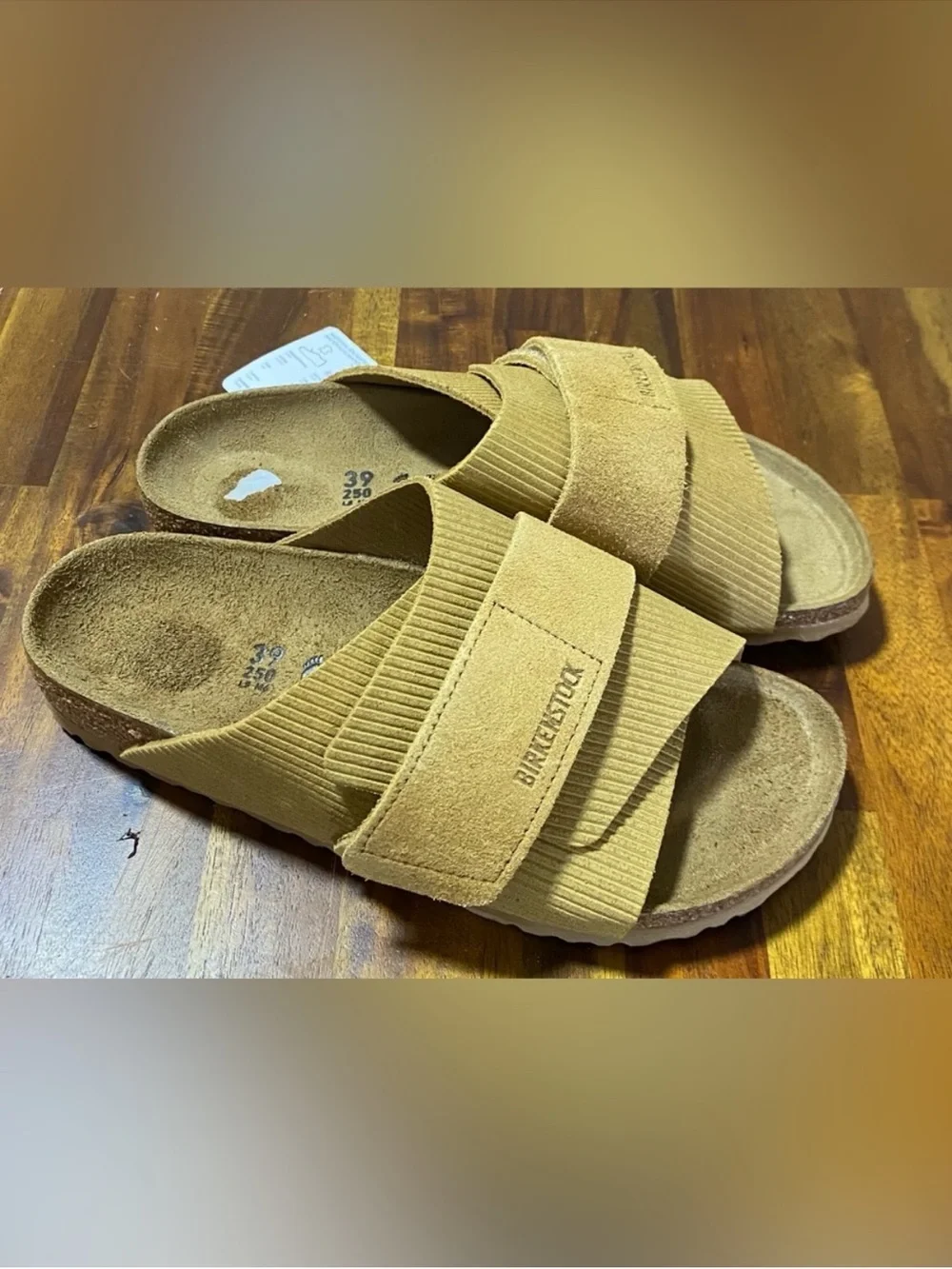 NWT Birkenstock women's
Suede Slide Sandals relaxed feet, vacation, summer. - Picture 3 of 4